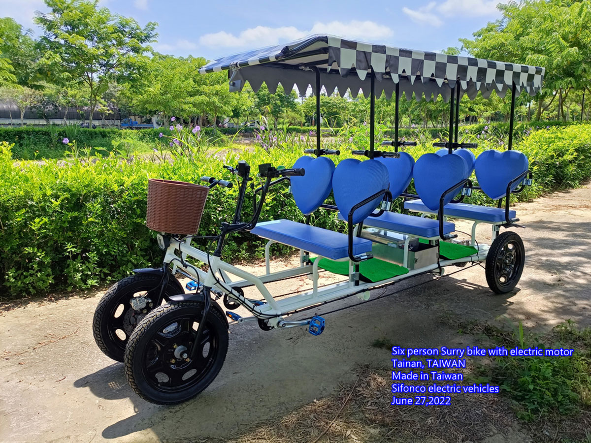 六人電動遊園車 Six person's Surrey Bike (with electric motor)